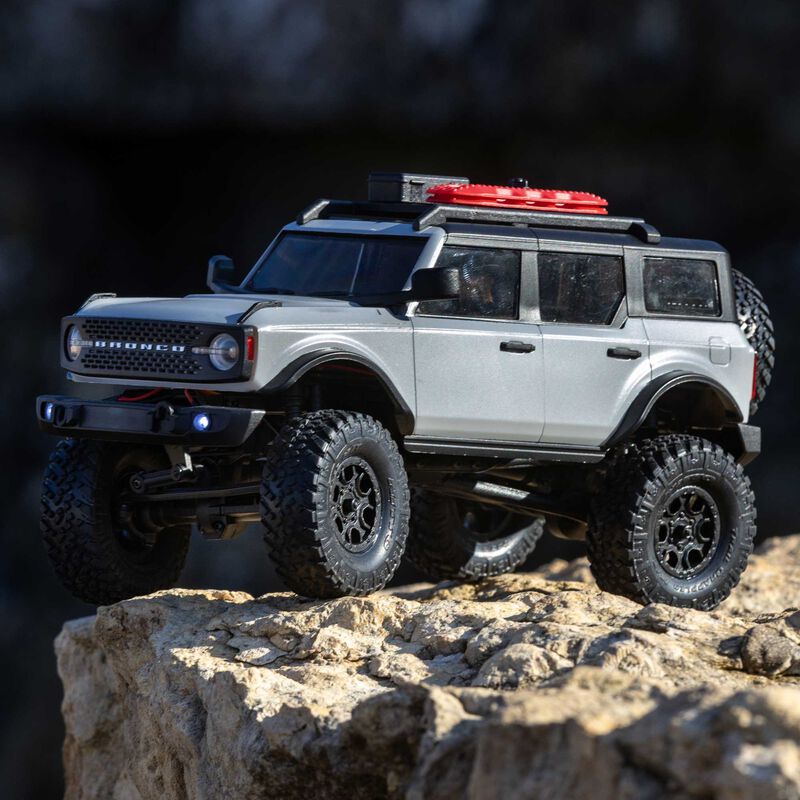 Axial Racing Scx24 2021 Bronco 4WD Truck Brushed RTR, Grey - HeliDirect