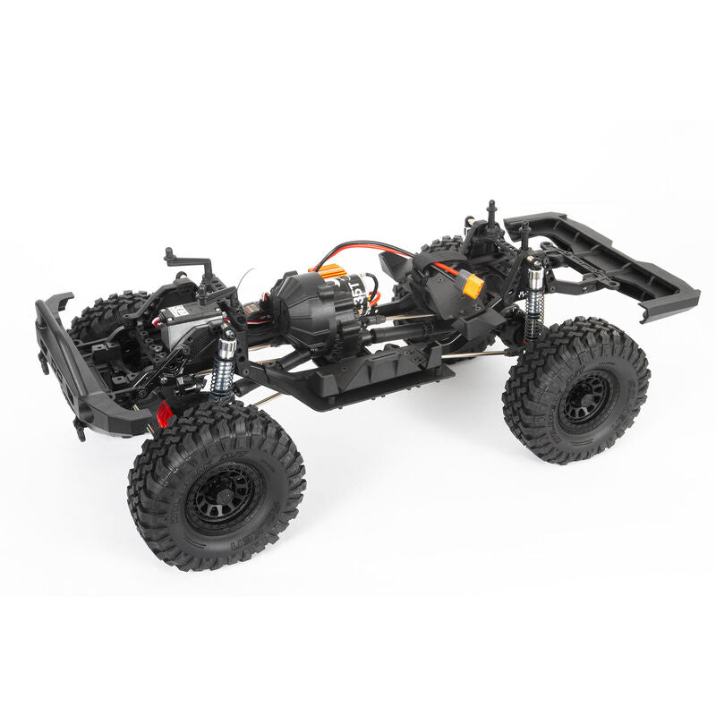 Almencla Metal Gear Case For Axial SCX10 – 1/10 Scale RC Crawler Upgrade, 27T/24T/9T Gears, Aluminum Alloy, Black