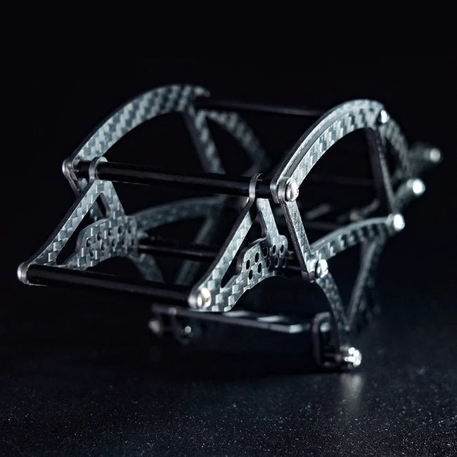 TRX4-M Carbon Fiber Chassis Assembled Kit Frame Girder For 1/18 RC Crawler Car TRX4M Upgrade Parts