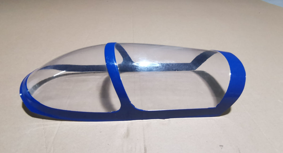 Boomerang Elan V2 Canopies - Blue - Boomerang RC Jets