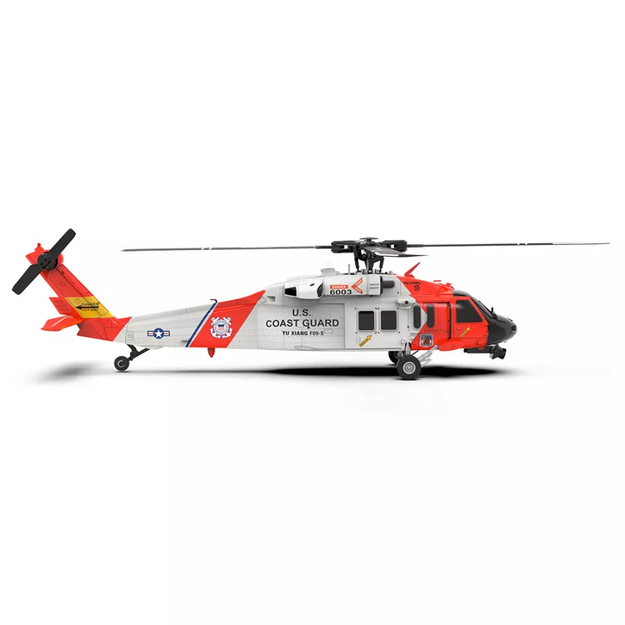 6CH 3D Coast Guard UH-60 Scale RC Helicopter w/ GPS Intelligent Control System - RTF - HeliDirect