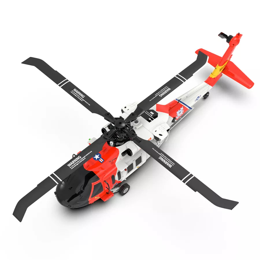 6CH 3D Coast Guard UH-60 Scale RC Helicopter w/ GPS Intelligent Control System - RTF - HeliDirect