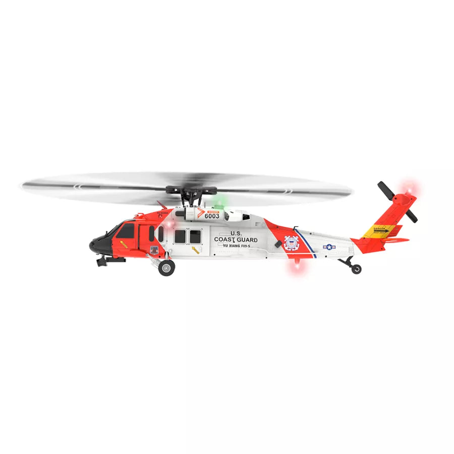 6CH 3D Coast Guard UH-60 Scale RC Helicopter w/ GPS Intelligent Control System - RTF - HeliDirect