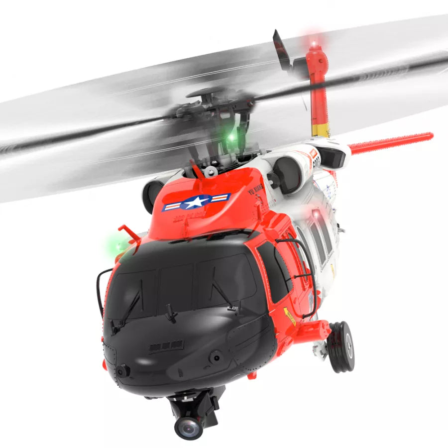 6CH 3D Coast Guard UH-60 Scale RC Helicopter w/ GPS Intelligent Control System - RTF - HeliDirect