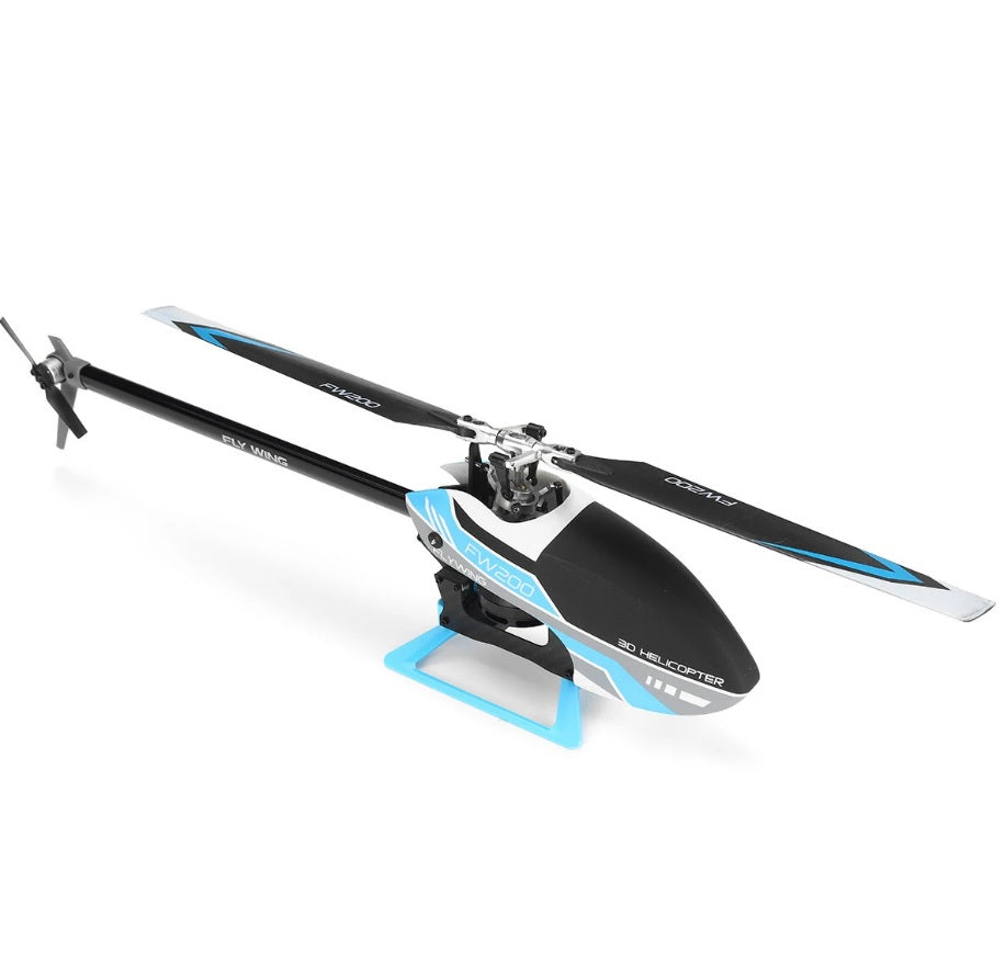 FW200 Helicopter w/ H1 V2 Flight Controller BNF (Blue) - HeliDirect