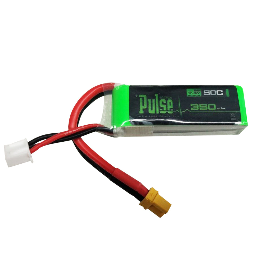 PULSE 350mah 2S 7.4V 50C LiPo Battery - PH2.0 Connector