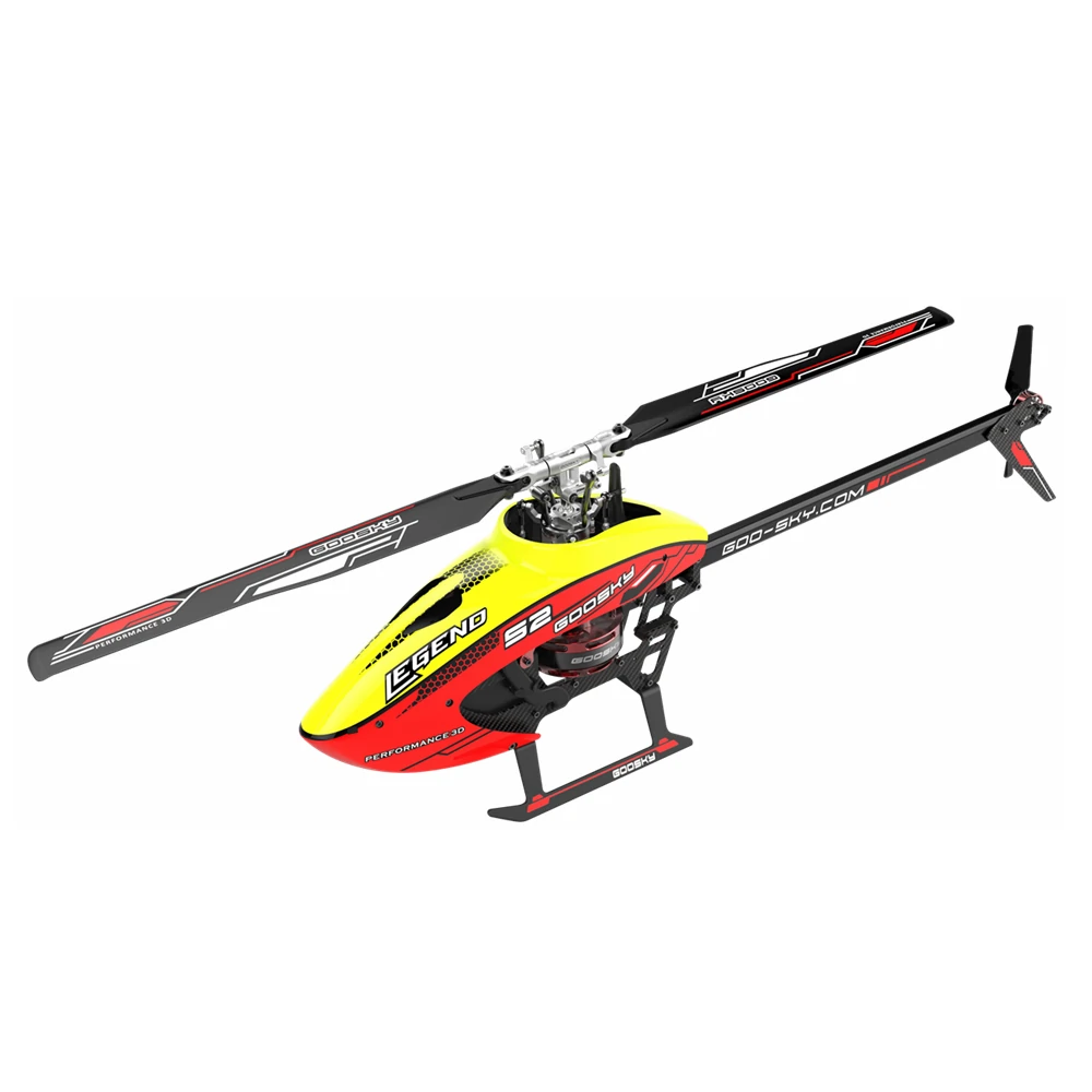 Goosky Legend S2 Helicopter (BNF) - Red/Yellow - HeliDirect