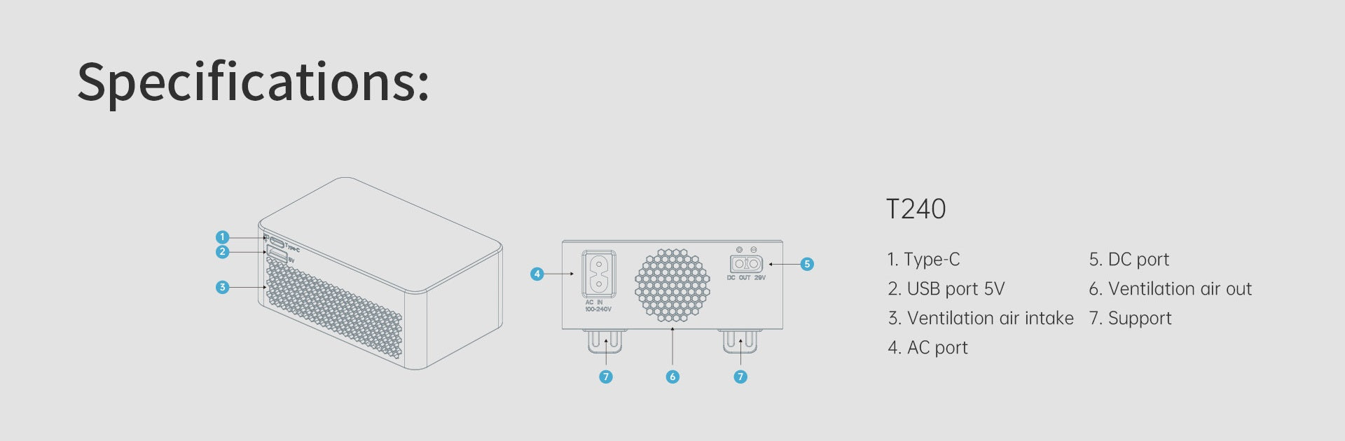 HOTA T240 Power Supply - HeliDirect