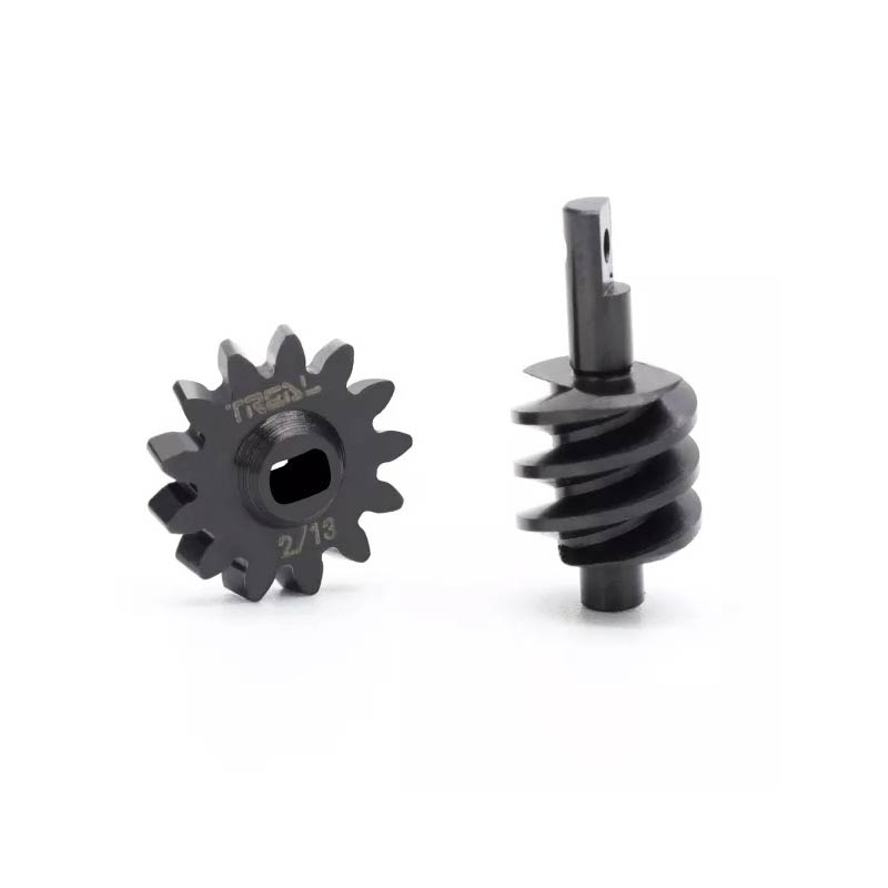 Treal Axial SCX24 Steel Gears Overdrive OD Differential Gears 2/13T