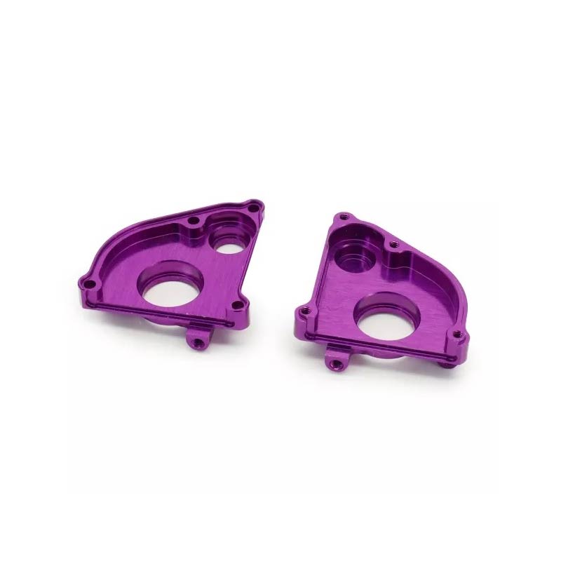 Treal Axial SCX24 90081 Aluminum 7075 Transmission Case (Purple) - HeliDirect