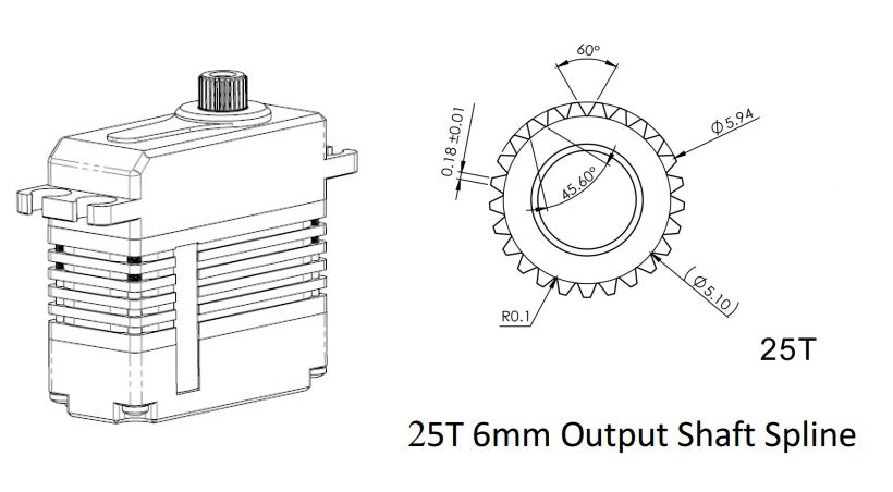 KST X15-855X Mini Brushless Tail Servo - HeliDirect