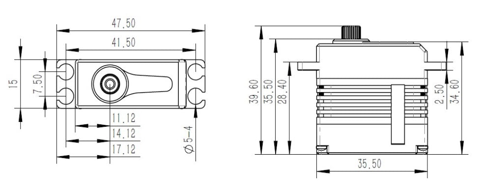 KST X15-855X Mini Brushless Tail Servo - HeliDirect