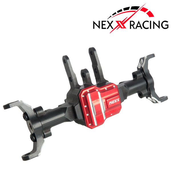 Nexx Racing CNC Alu Front Axle Housing For TRX-4M ( Included Bearing )-Black - HeliDirect