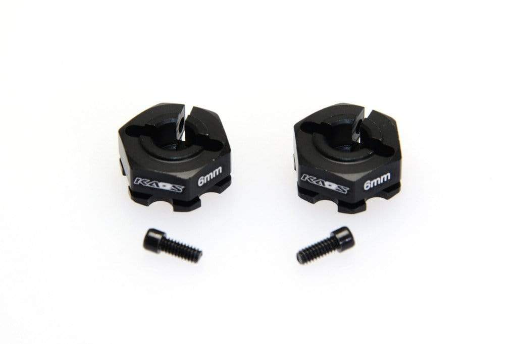 CKD0205 KAOS CNC Aluminum Wheel Hex (6mm) 2pcs DL-Series - HeliDirect