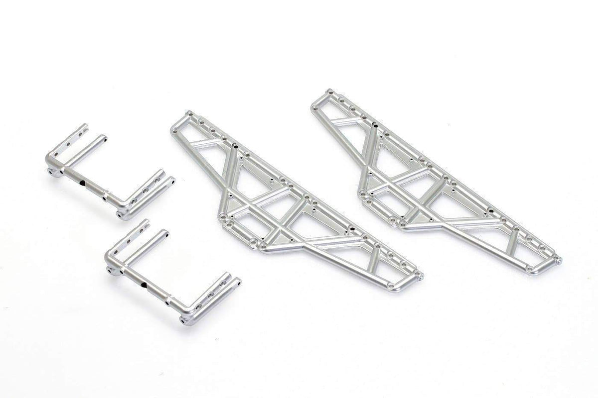 CKQ0405 275mm Wheel Base Chrome Chassis Plate Set MT Series HL150/B50 - HeliDirect