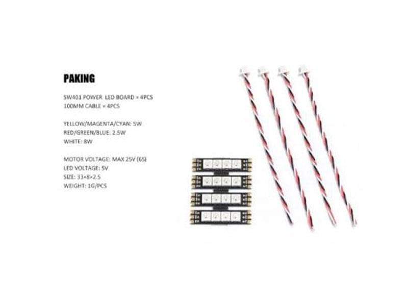 Diatone Power LED Board (4pcs/bag) - HeliDirect