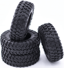 Hobby Details 1.0inch C STYLE Micro Tires 4pcs Set for Axial SCX24 OD:49mm ID:26mm Thickness:18mm - HeliDirect