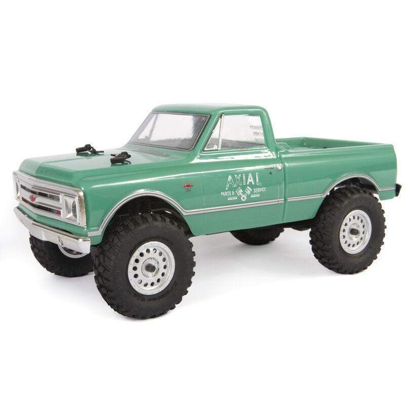 Axial 1/24 SCX24 1967 Chevrolet C10 4WD Truck Brushed RTR, Green - HeliDirect