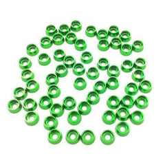 MA 3mm Washer Green - Pack of 60 - HeliDirect