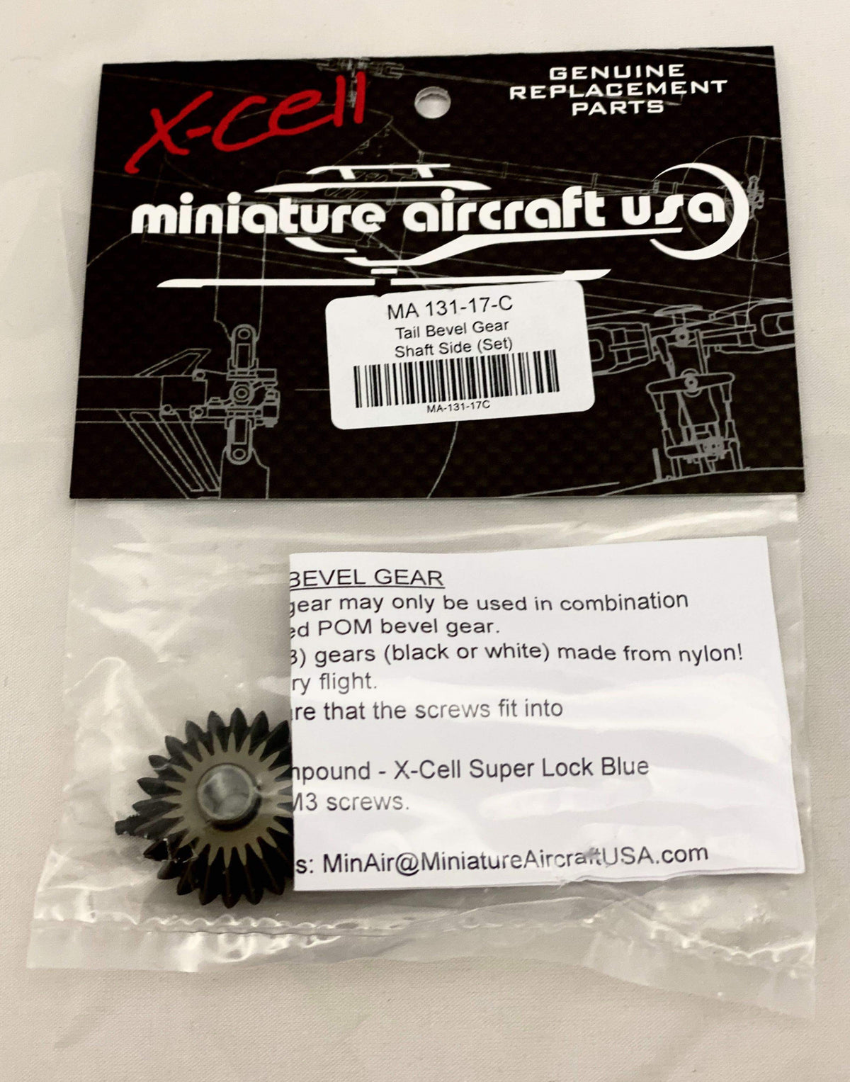MA Tail Bevel Gear Shaft Side - Set - HeliDirect