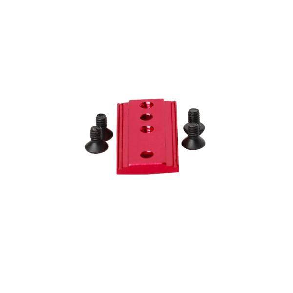 NexxRacing T-Plate Adapter 90-98 For PN 2.5 (RED) - HeliDirect