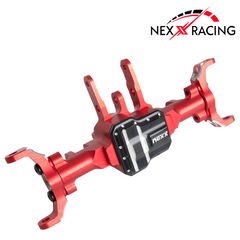Nexx Racing CNC Alu Front Axle Housing For TRX-4M ( Included Bearing )-Red - HeliDirect