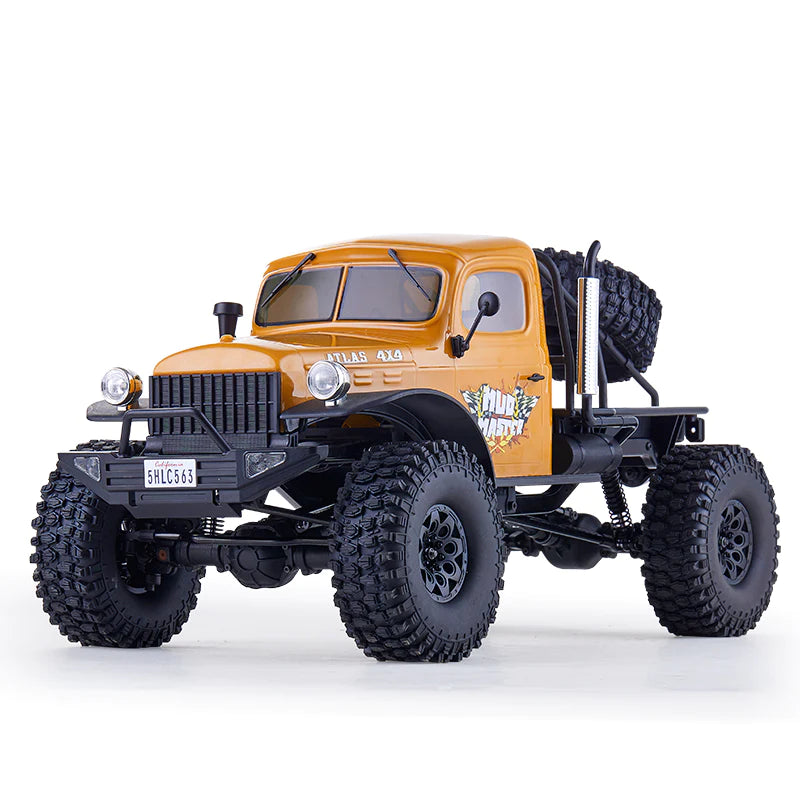 FMS ROCHOBBY 1:10 Atlas 4x4 Off-Road Truck RS - YELLOW - HeliDirect